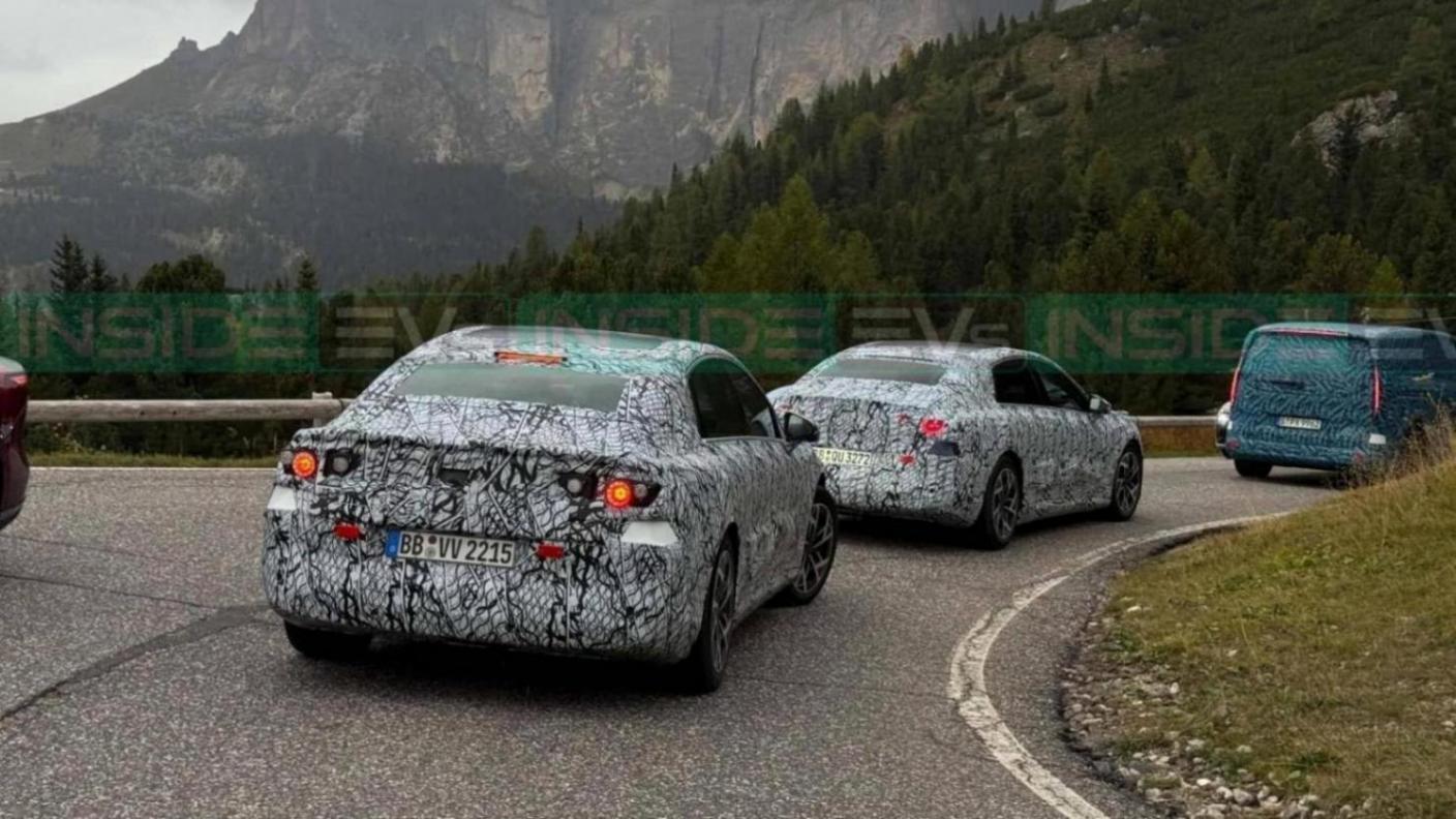 梅賽德斯-奔馳純電C級(jí)諜照曝光:比現(xiàn)款C級(jí)更大,換上全新前臉