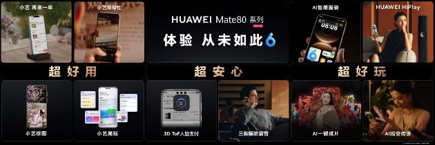 華為Mate 80系列正式亮相:鴻蒙AI全面躍升,開啟智慧生活新紀元